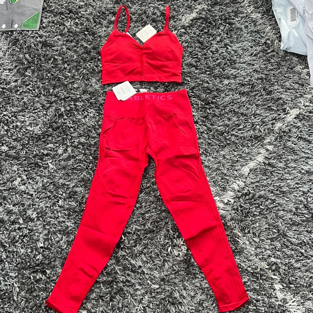 Fabletics Sync Seamless Bralette S & Sync High Wa… - image 1